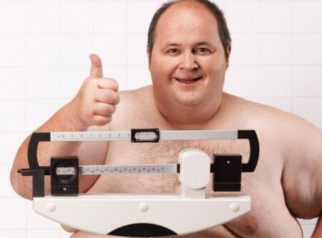 Fettleibigkeit ist einer der Gründe für die Verschlechterung der männlichen Potenz